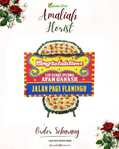 Bunga Papan Congratulation di Ngargomulyo